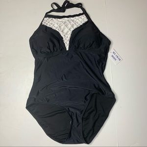 My Swim Body Black One piece Bathing suit
